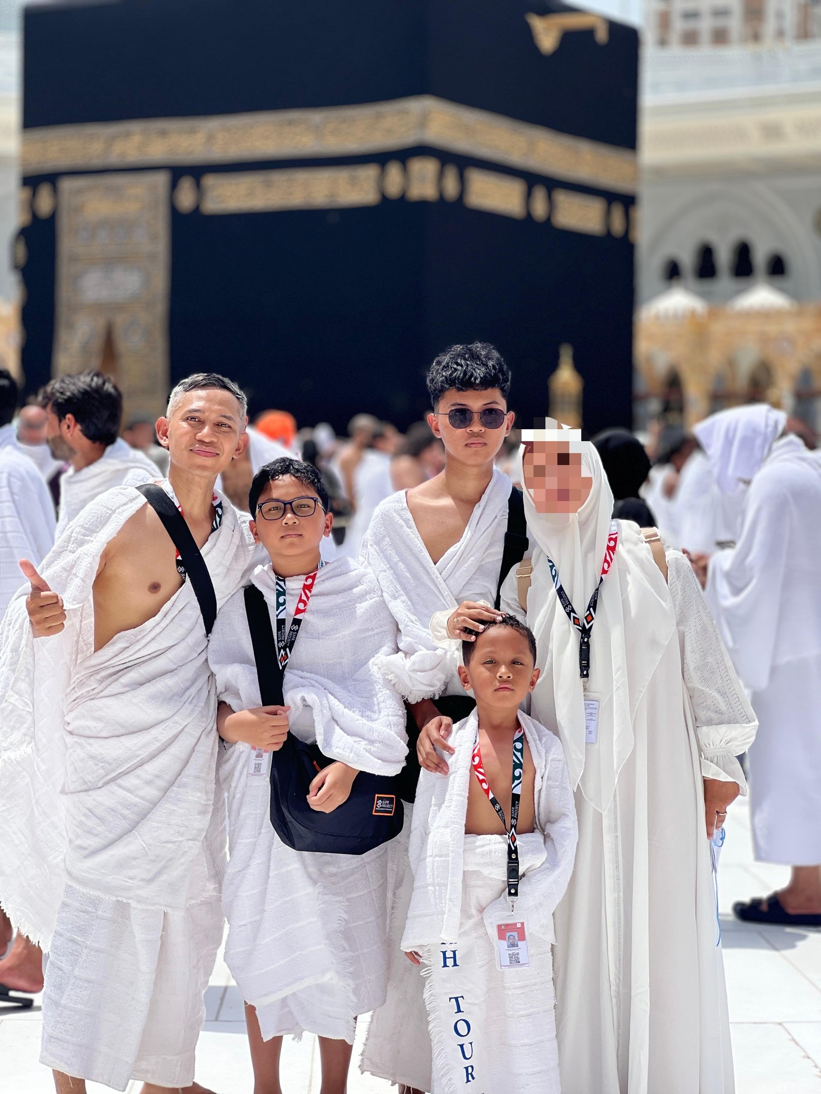 Keluarga di Masjidil Haram